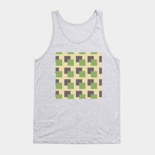 Background illustration geometric, square. Decorative design pattern camouflage Tank Top